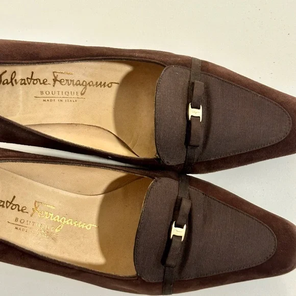Salvatore Ferragamo Brown Loafers - Picture 12 of 13